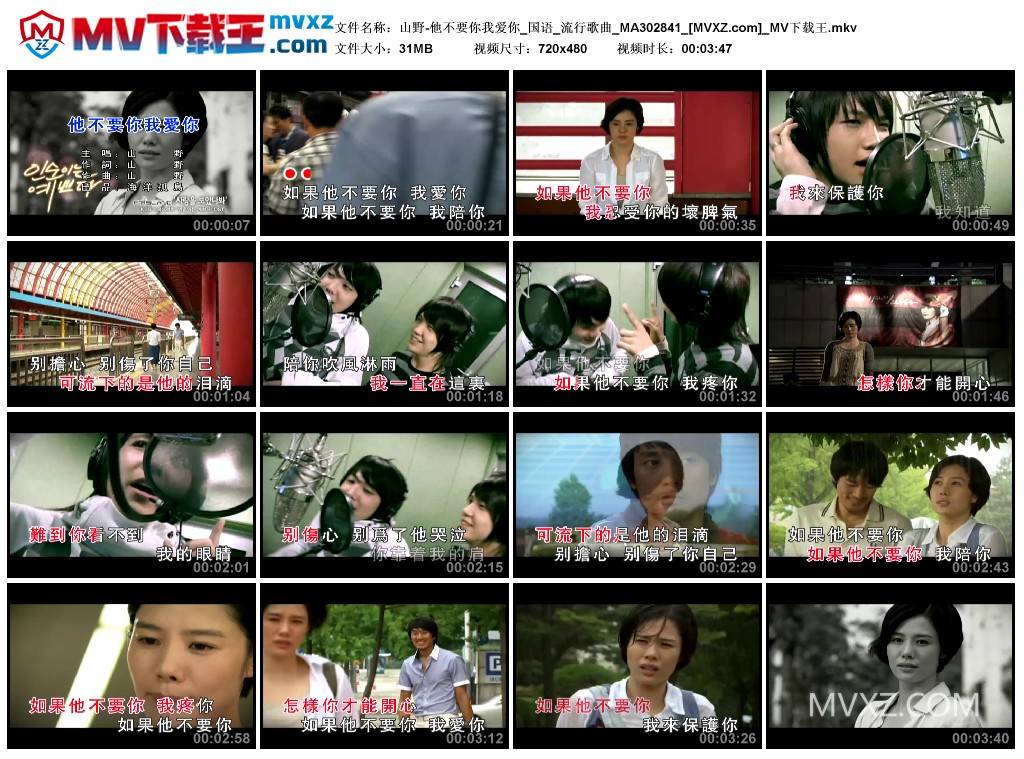 山野-他不要你我爱你_国语_流行歌曲_MA302841